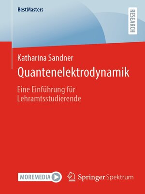 cover image of Quantenelektrodynamik